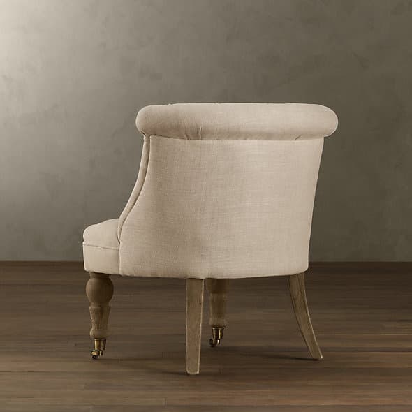 Restoration Hardware Sophie Tufted Slipper Chair