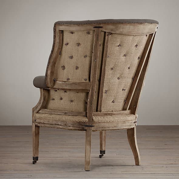Restoration Hardware Deconstructed 19th C. English Wing Chair