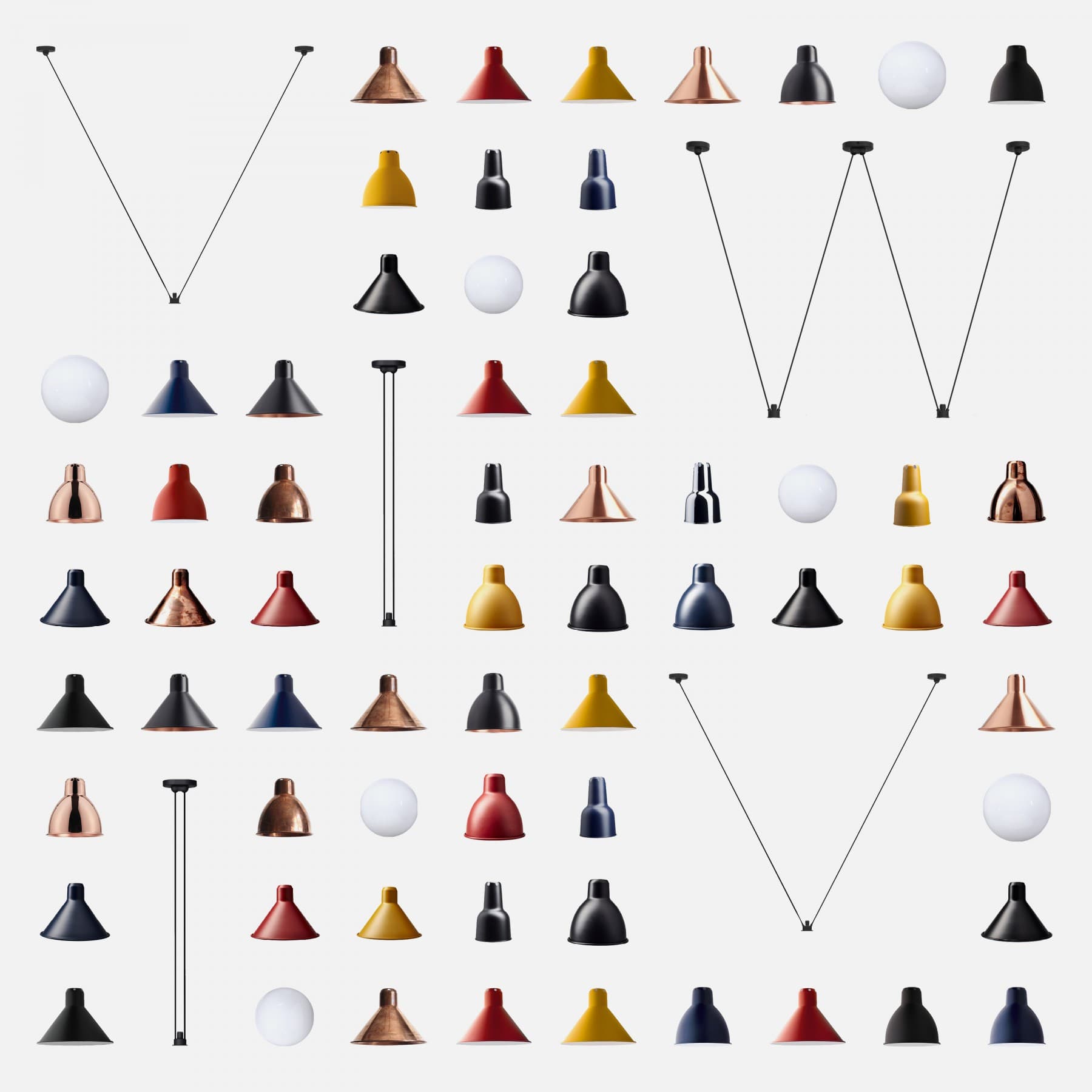 Подвесной светильник DCW Editions Les Acrobates de Gras N°323 DCW Editions