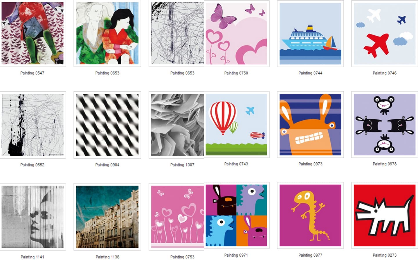 Картина Adriani & Rossi Prints on canvas Graphics Painting 0035