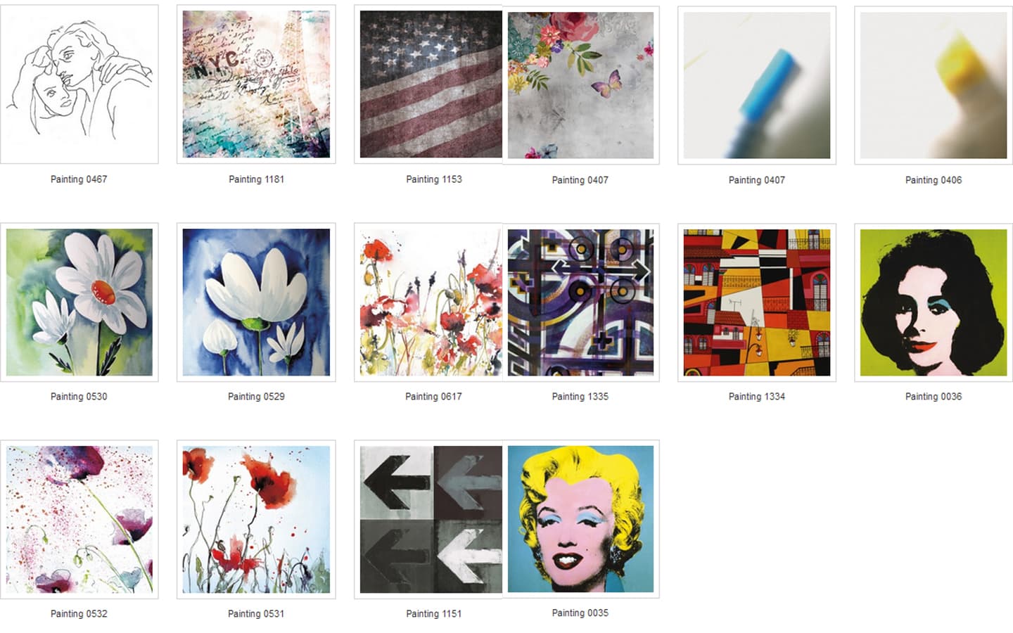 Картина Adriani & Rossi Prints on canvas Graphics Painting 0035