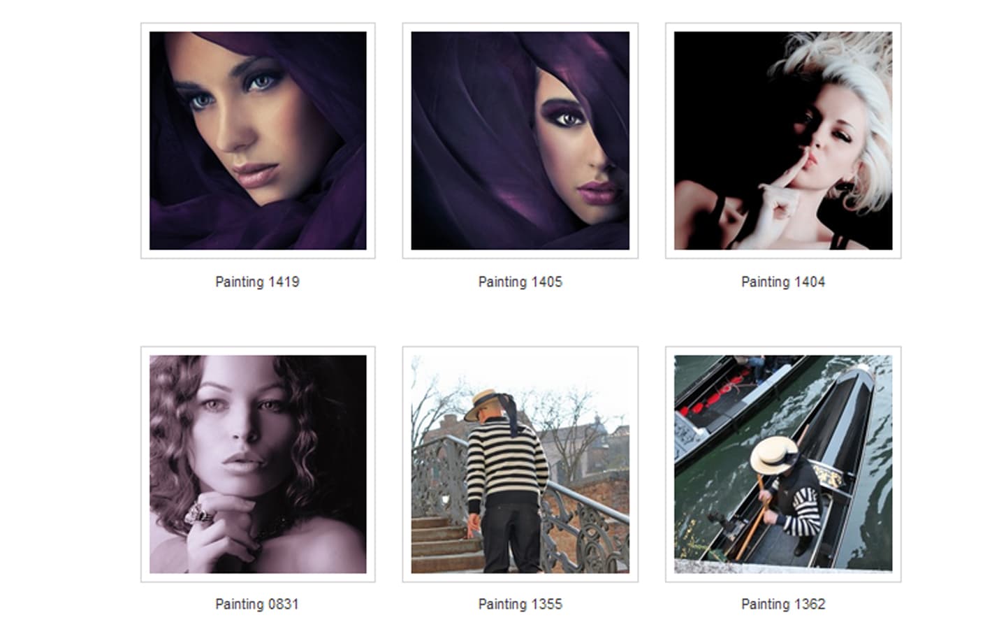 Картина Adriani & Rossi Prints on canvas People Painting 1409