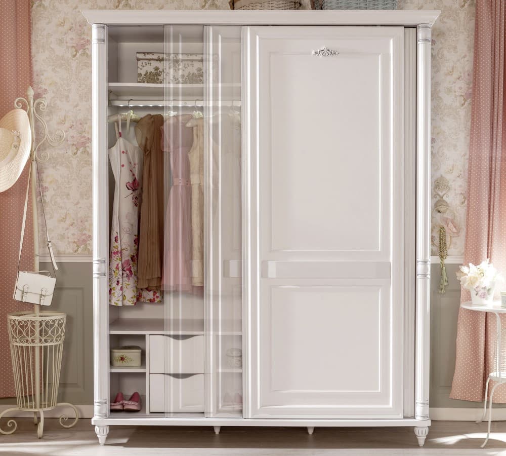 Шкаф CILEK большой с раздвижными дверцами Romantic 20.21.1003.00