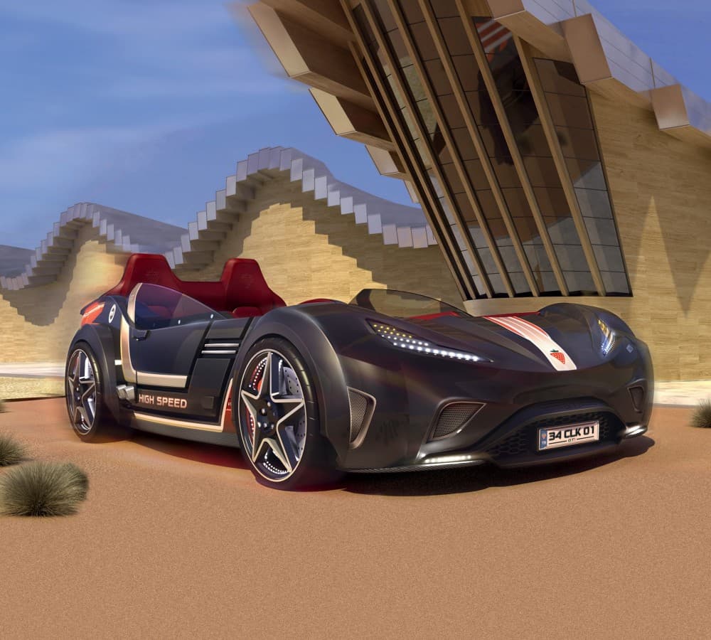 Детская кровать в виде машины CILEK Champion Racer Gti