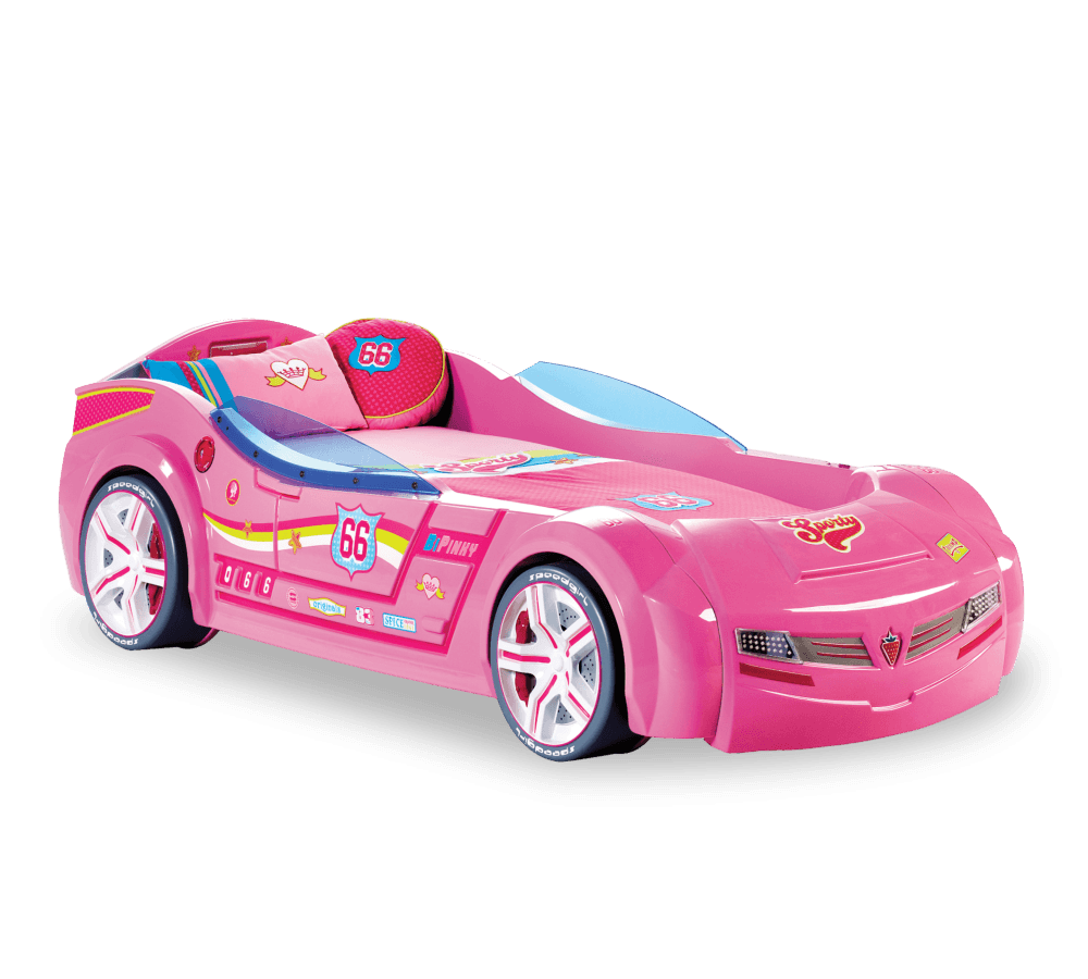 Детская кровать в виде машины CILEK Champion Racer Biturbo Carbed