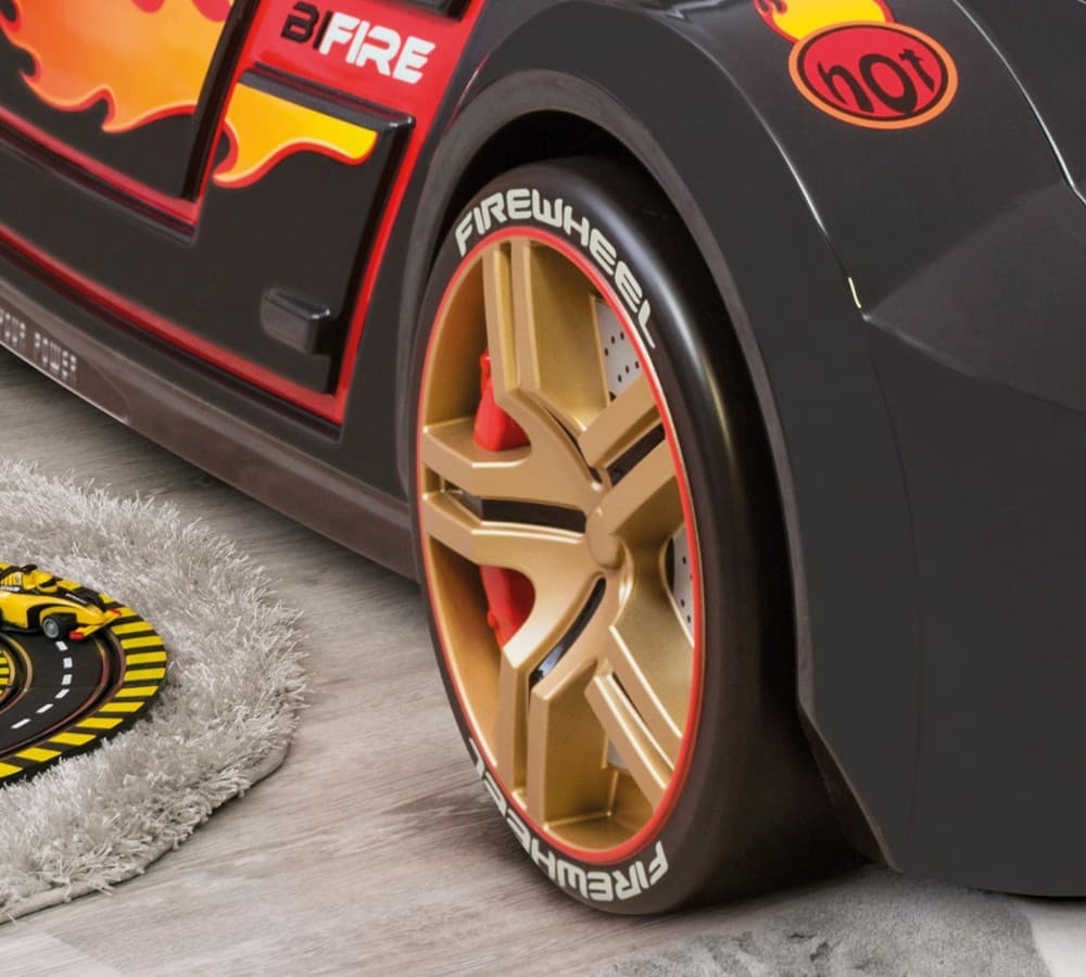 Детская кровать в виде машины CILEK Champion Racer Biturbo Carbed