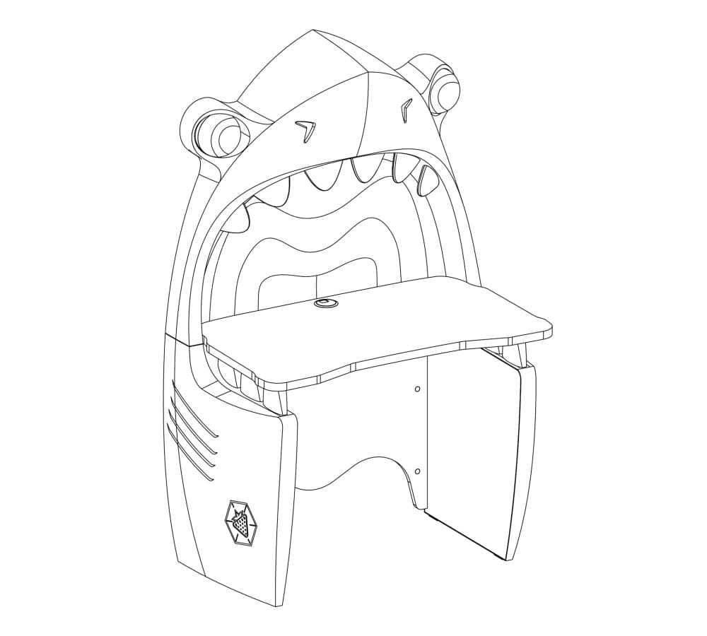 Письменный стол CILEK Pirate Акула