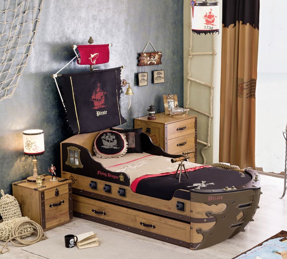 Кровать детская CILEK Pirate в виде корабля