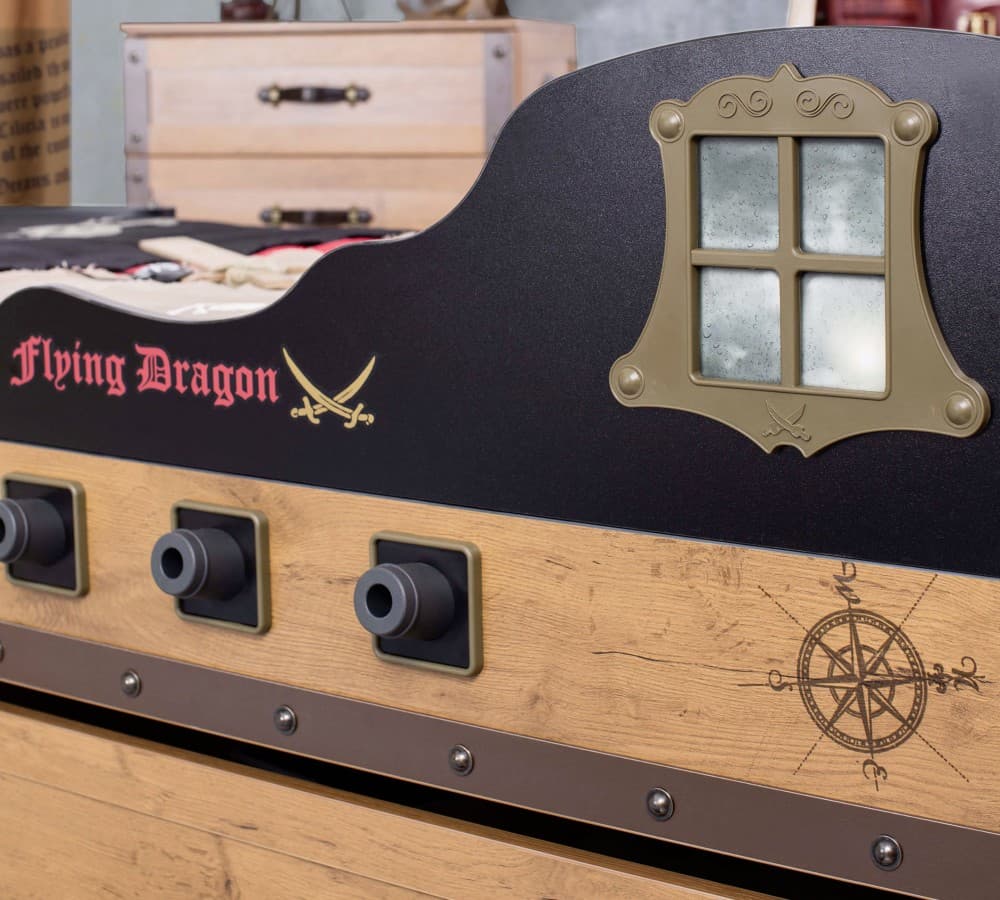 Кровать детская CILEK Pirate в виде корабля