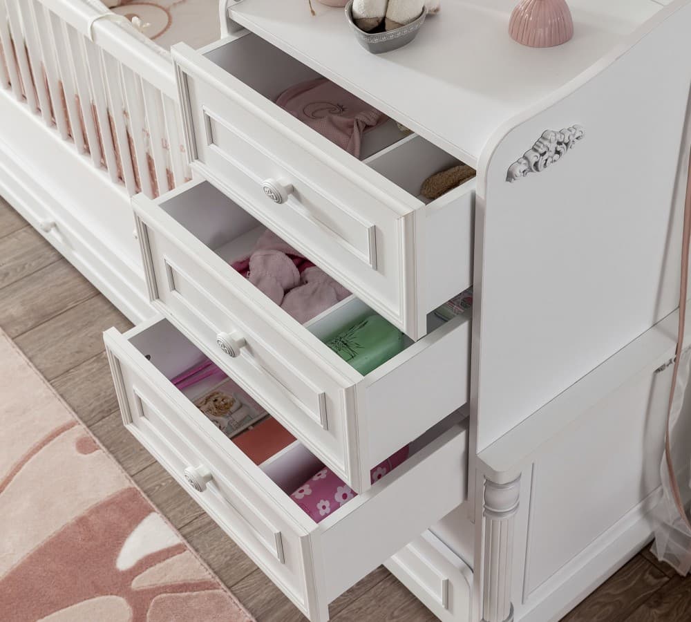 Детская кроватка CILEK Romantic Baby (С Кроватью Для Родителя)