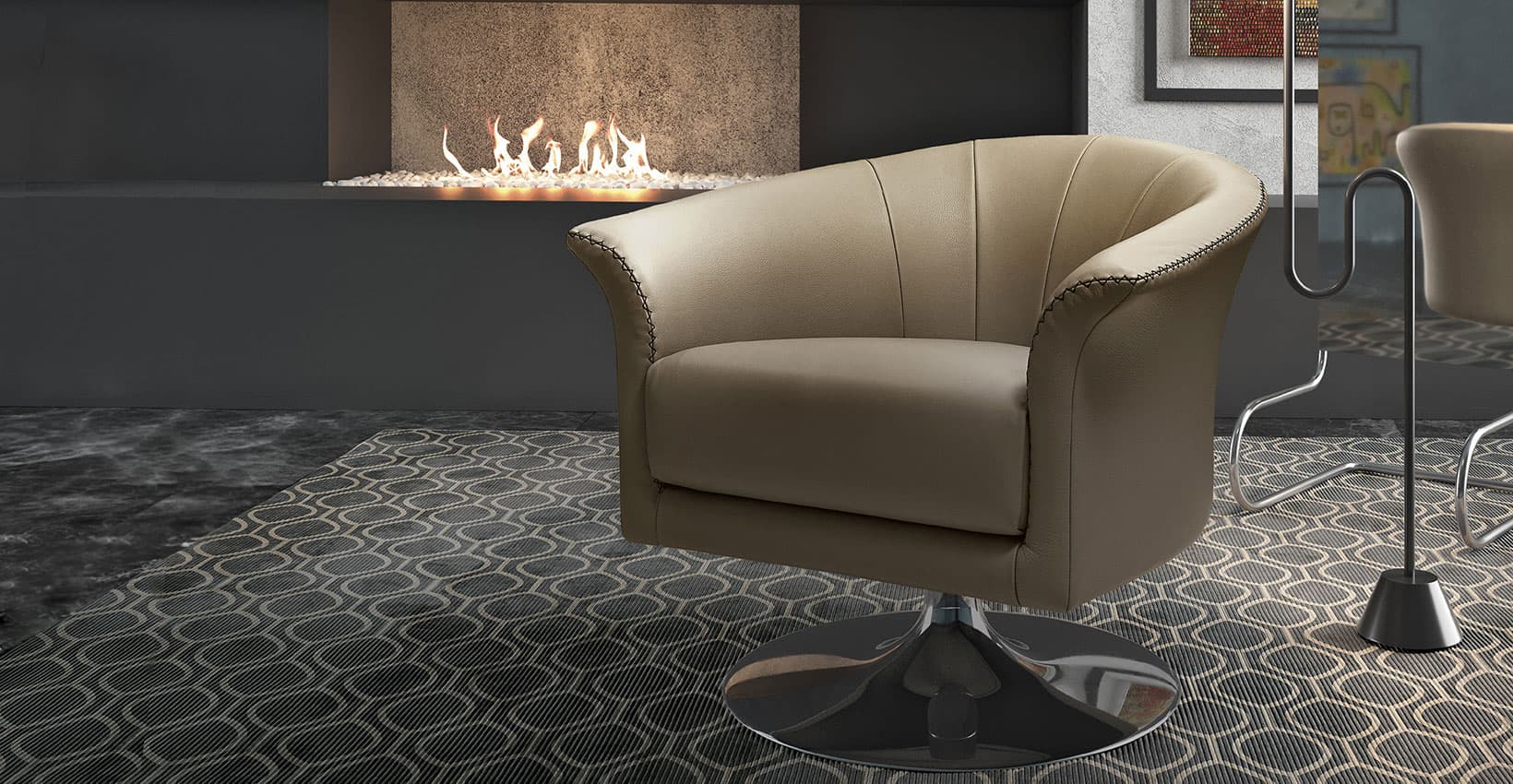 Кресло Gamma Arredamenti Oyster