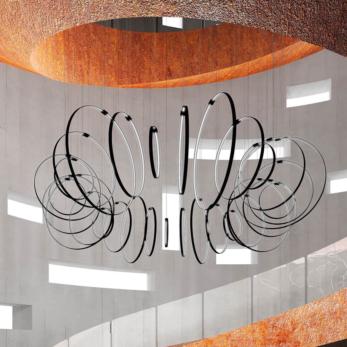 Подвесной светильник ZAVA RINGS VERTICALE ZAVA