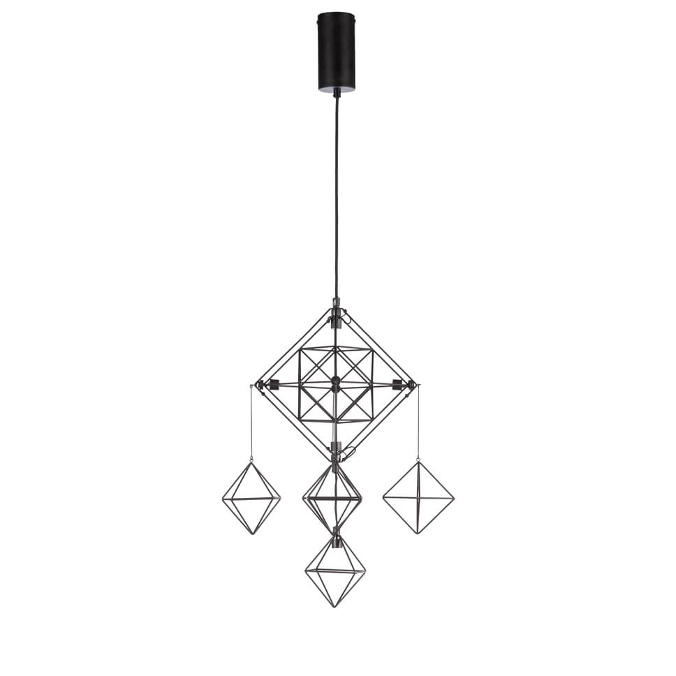 Подвесной светильник Forestier Suspension Pajak 5 Lights Noir Forestier