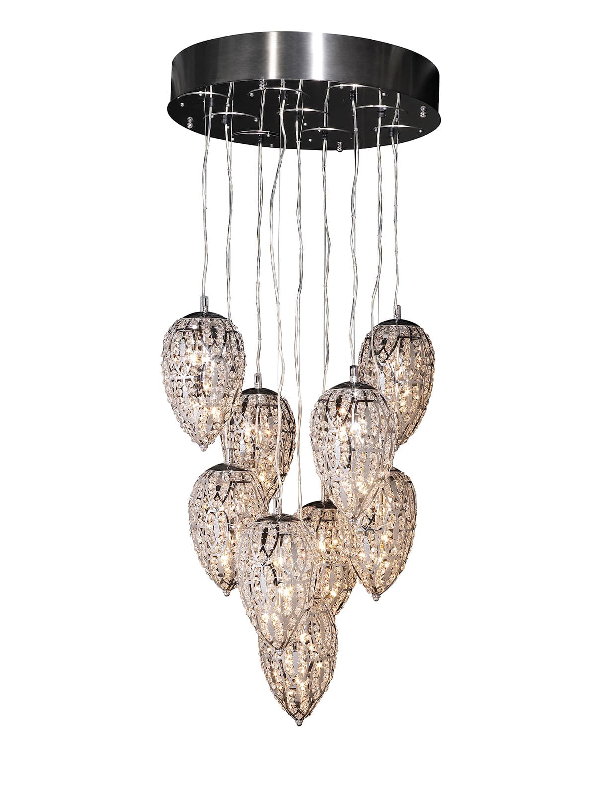 Подвесной светильник VGnewtrend ARABESQUE LIGHTFALL EGG 30 X 3 VGnewtrend