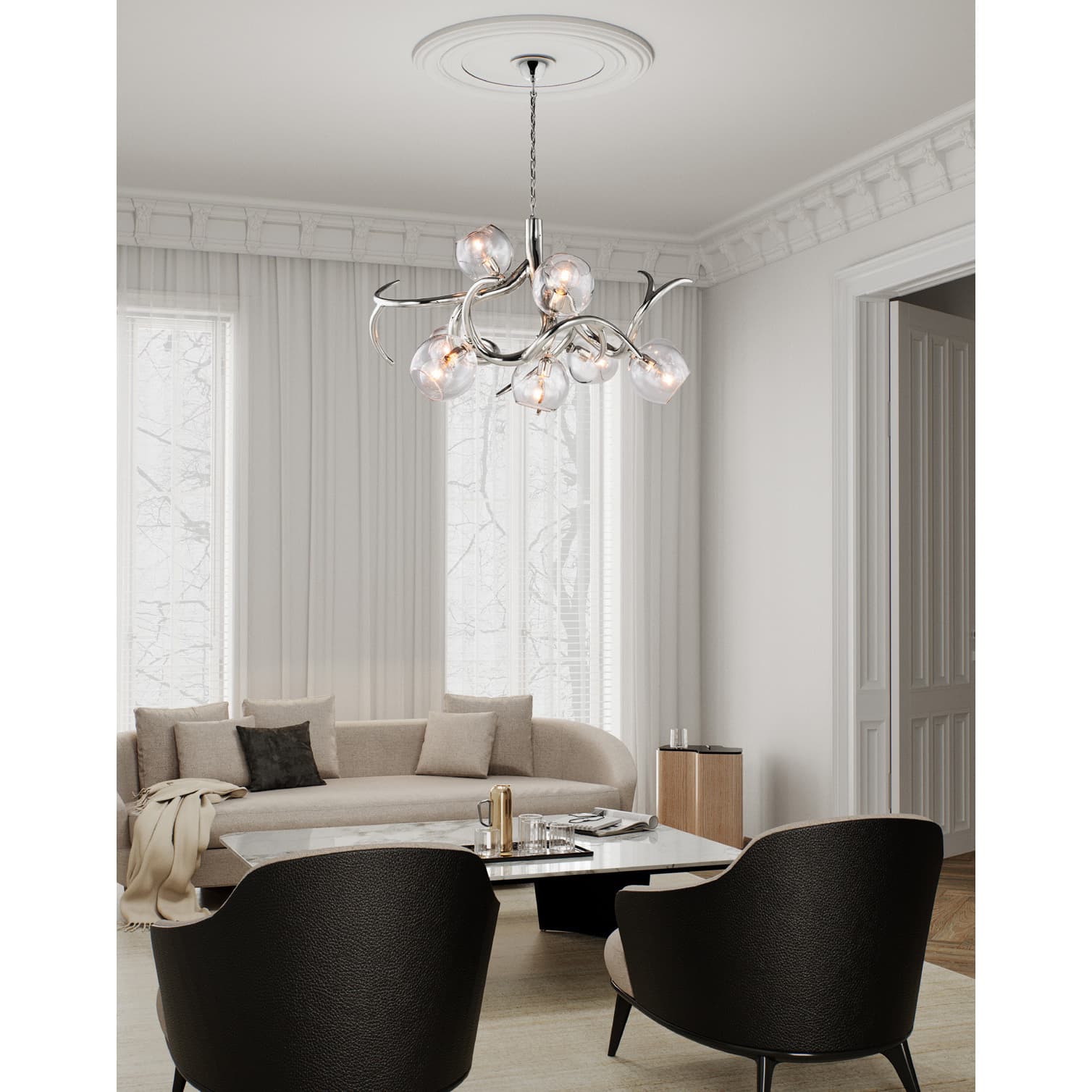 Подвесной светильник Brand van Egmond Ersa 4 globes Brand van Egmond