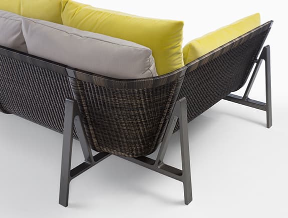 Уличный диван Holly Hunt MANTA RAY DAYBED