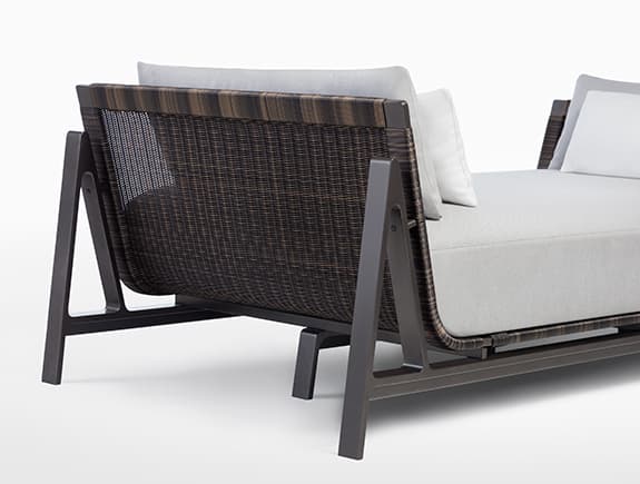 Уличный диван Holly Hunt MANTA RAY DIVAN