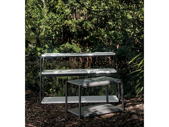 Уличный столик Holly Hunt PLANKTON RECTANGULAR SIDE TABLE