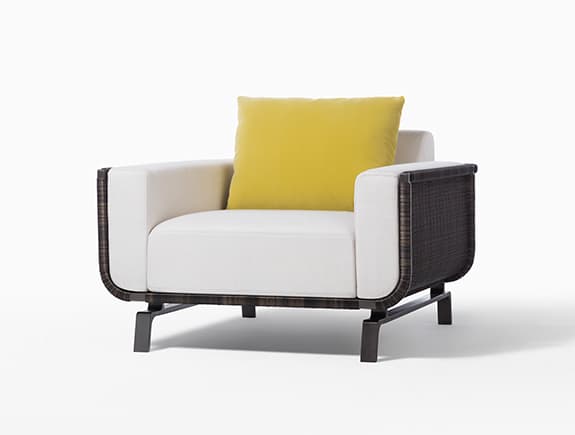 Уличное кресло Holly Hunt TORTUGA LOUNGE CHAIR