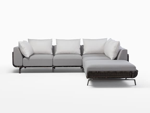 Уличный модульный диван Holly Hunt TORTUGA SECTIONAL