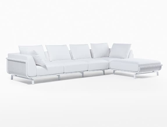 Уличный модульный диван Holly Hunt TORTUGA SECTIONAL
