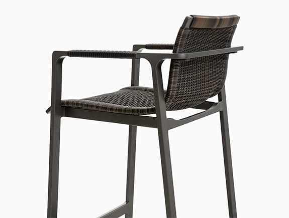 Уличный барный стул Holly Hunt KEEL BARSTOOL