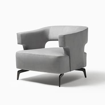 Кресло Holly Hunt MINERVA LOUNGE CHAIR