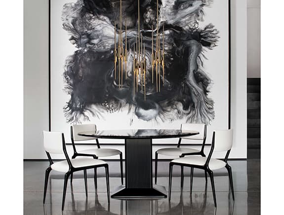 Обеденный стол Holly Hunt OBSIDIAN DINING TABLE