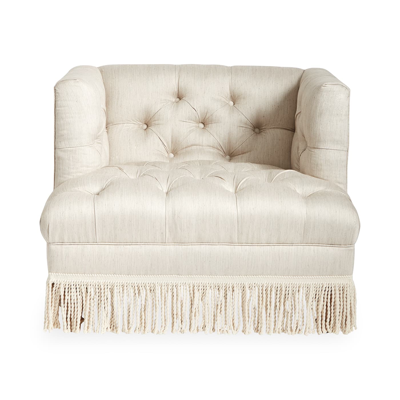 Кресло Jonathan Adler Baxter Chair with Bullion Fringe