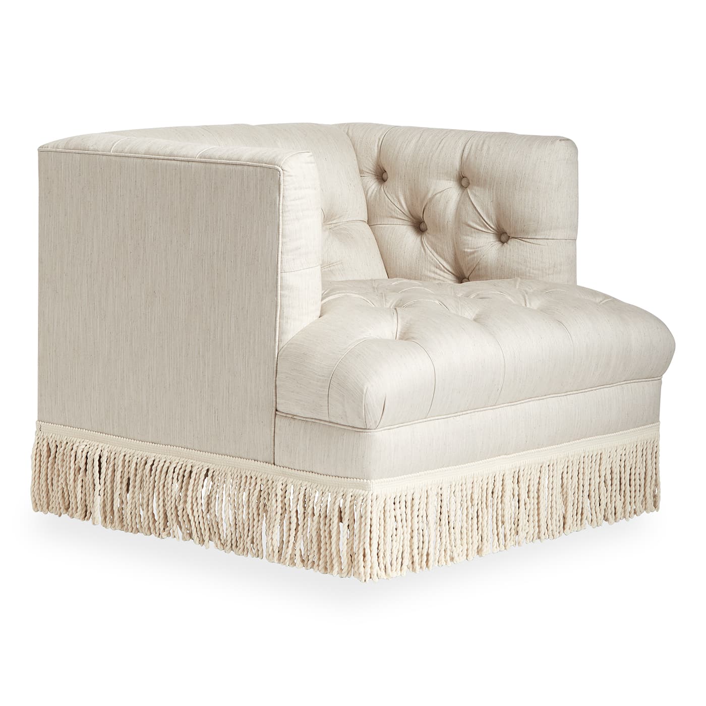 Кресло Jonathan Adler Baxter Chair with Bullion Fringe