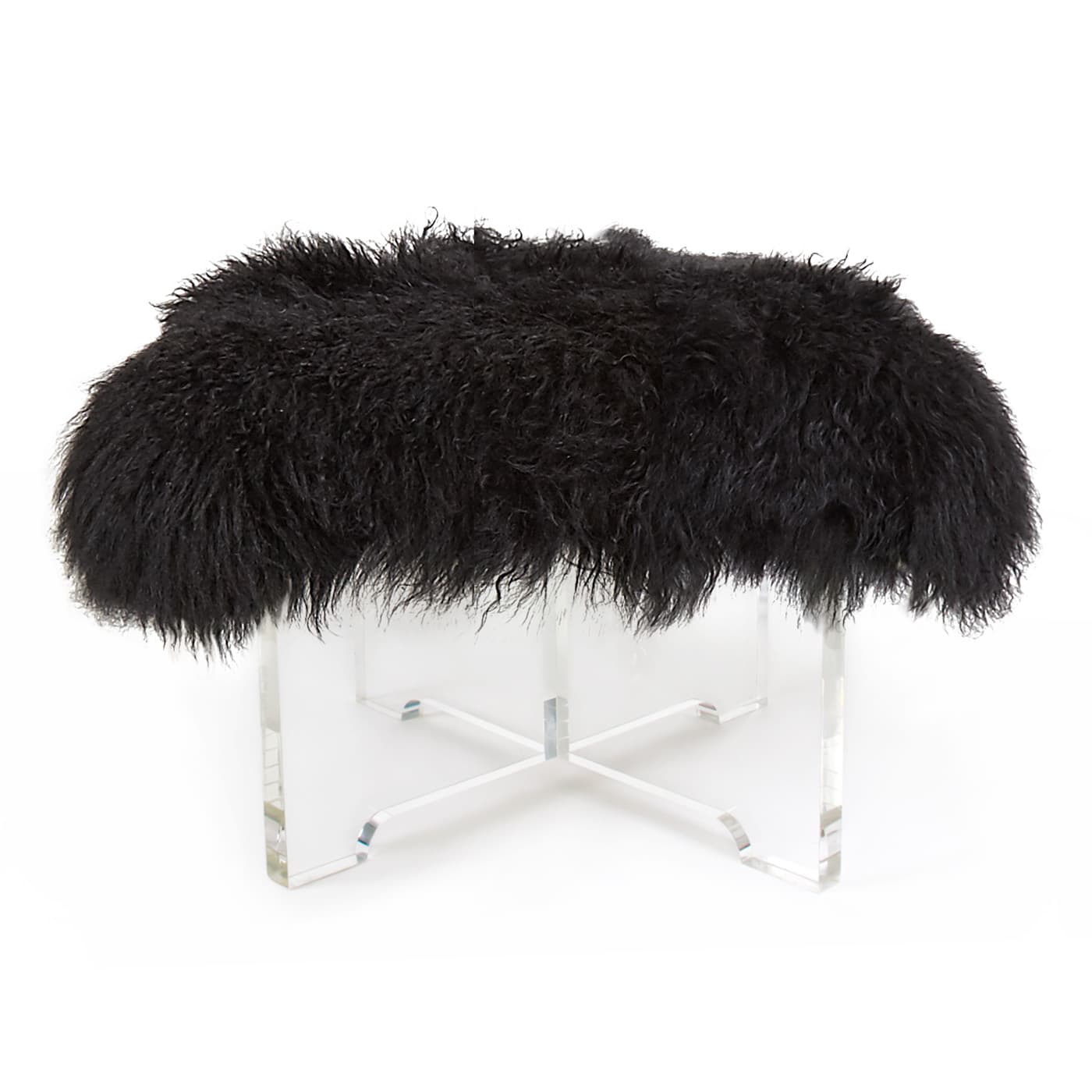 Пуф Jonathan Adler Mongolian Lamb Bench