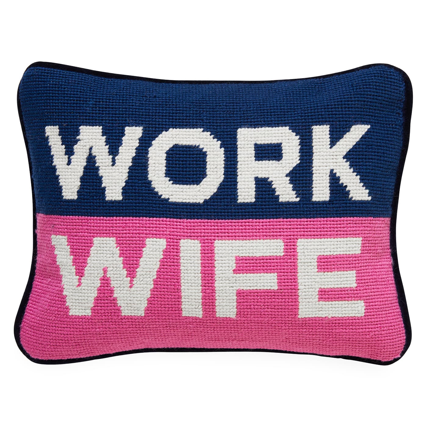 Подушка Jonathan Adler Work Wife Needlepoint Pillow