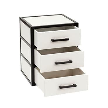 Прикроватная тумбочка James Duncan Painted Linen Camp Trunk