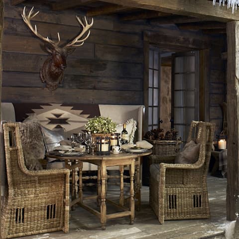 Стул с подлокотниками Ralph Lauren Seagrass Chair