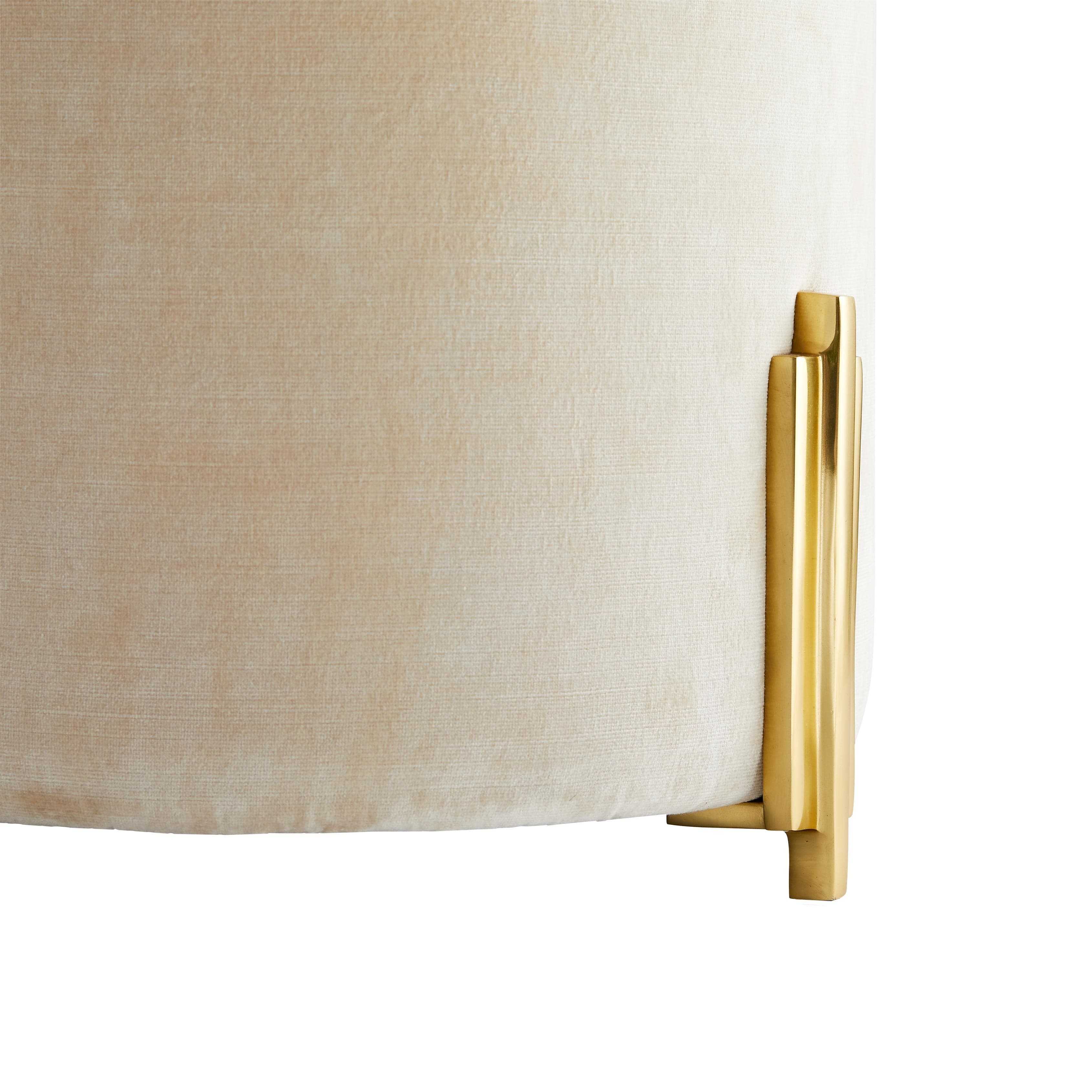 Пуф Arteriors Warby Ottoman Celestial Velvet