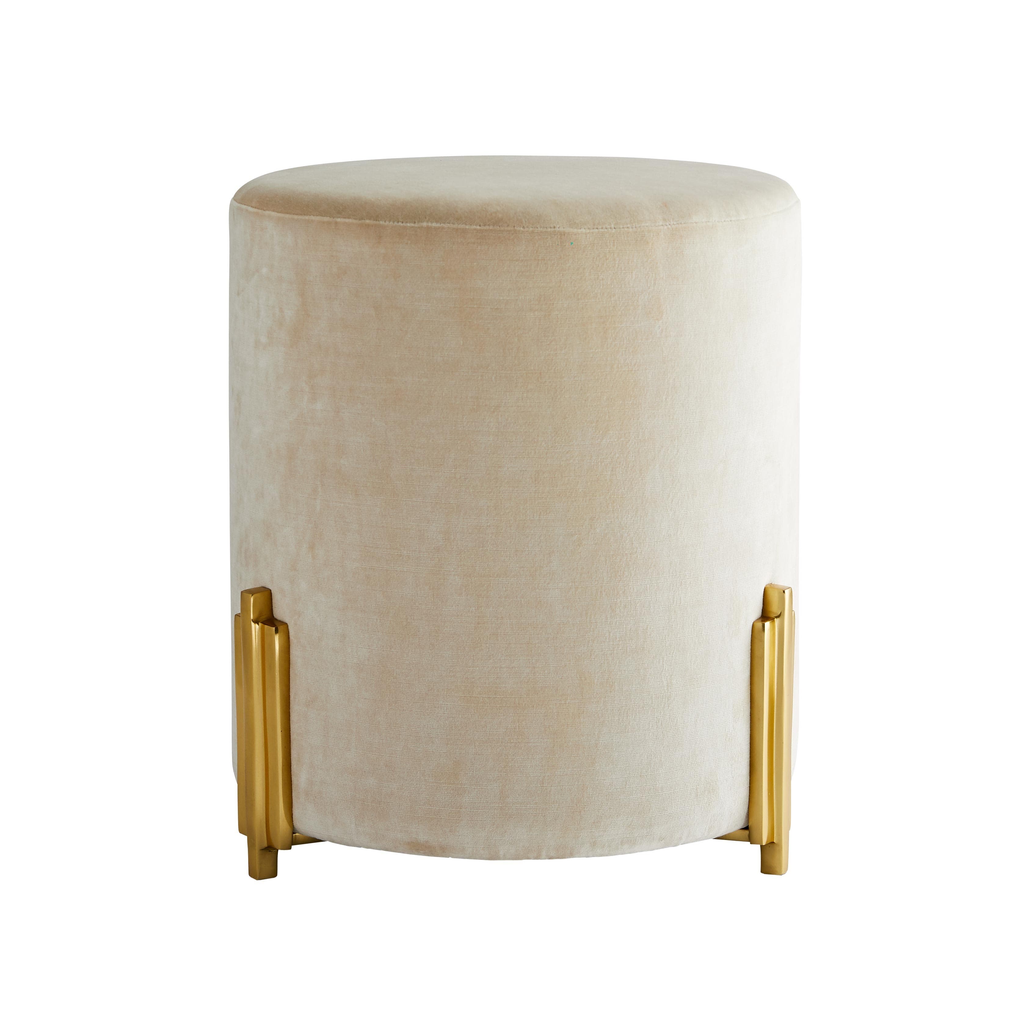 Пуф Arteriors Warby Ottoman Celestial Velvet