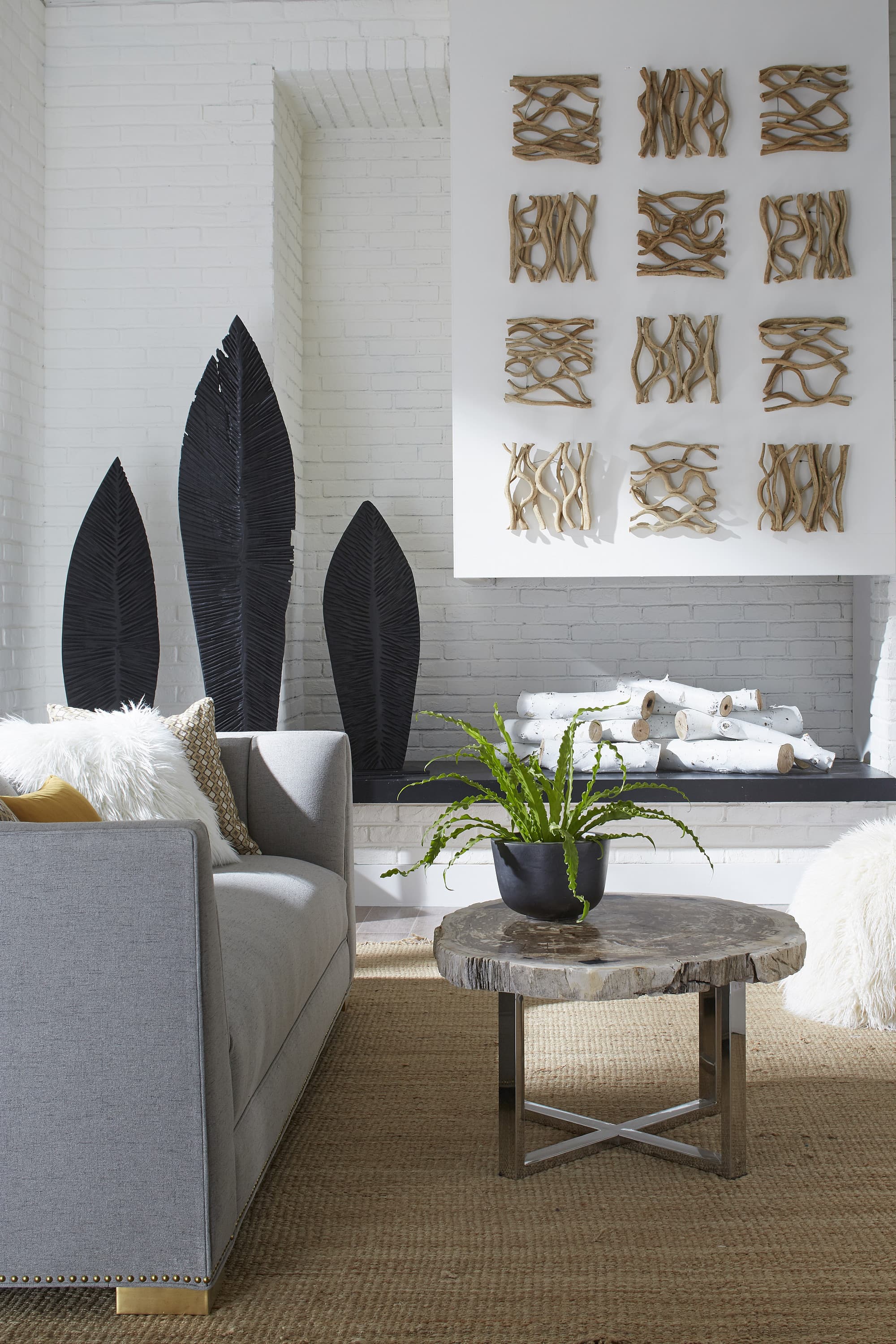 Кофейный столик Phillips Collection Petrified Wood Coffee Table