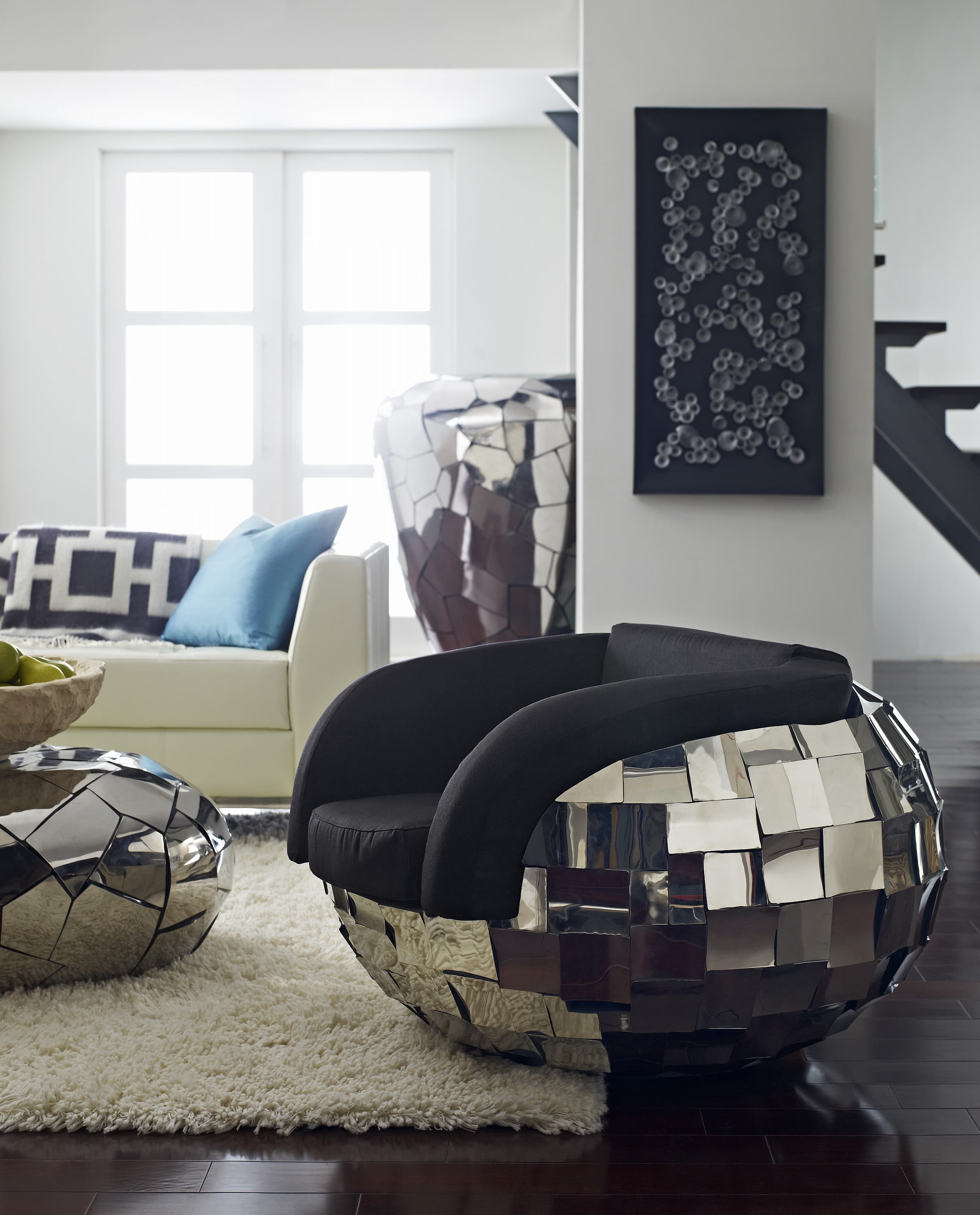 Кресло Phillips Collection Crazy Cut Club Chair