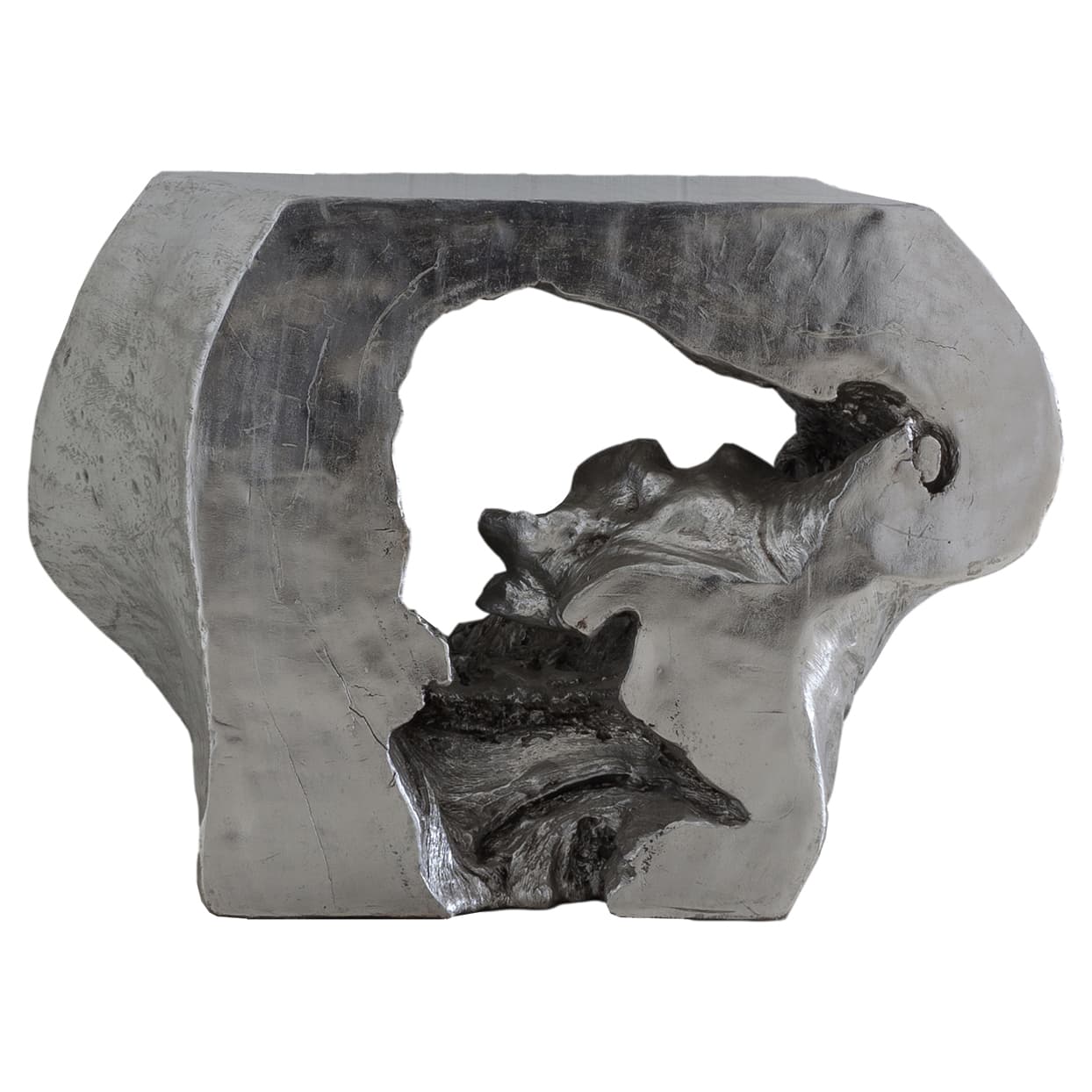 Консоль Phillips Collection Plateada Hollow Console