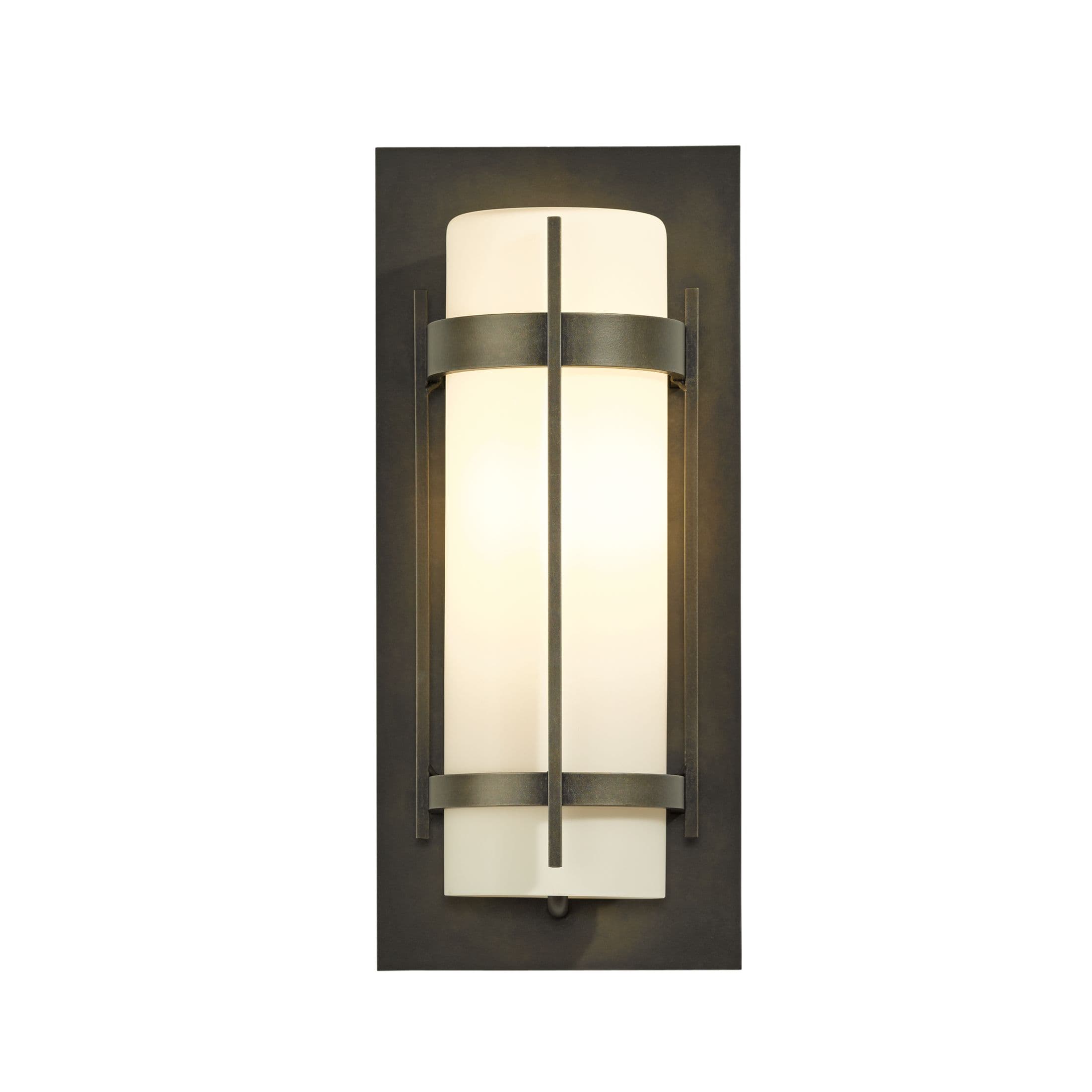 Настенный уличный светильник Hubbardton Forge Banded Small Outdoor Sconce Hubbardton Forge