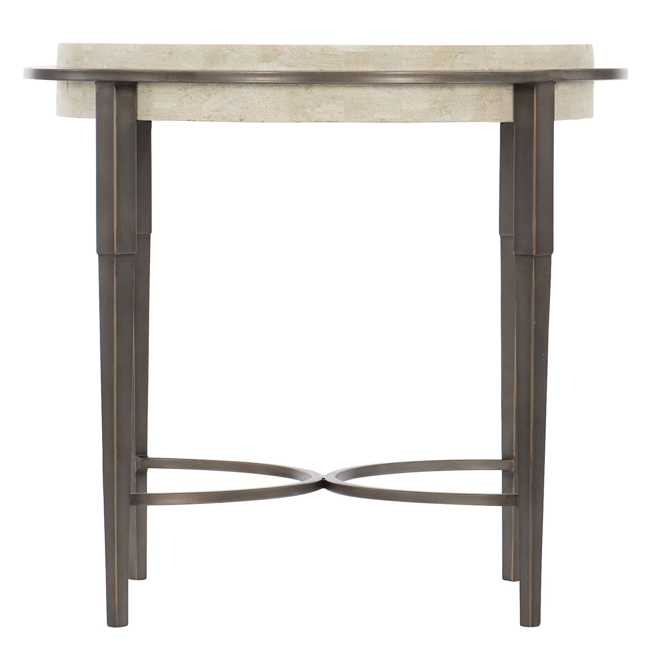 Приставной столик Bernhardt Barclay Metal Round Chairside Table