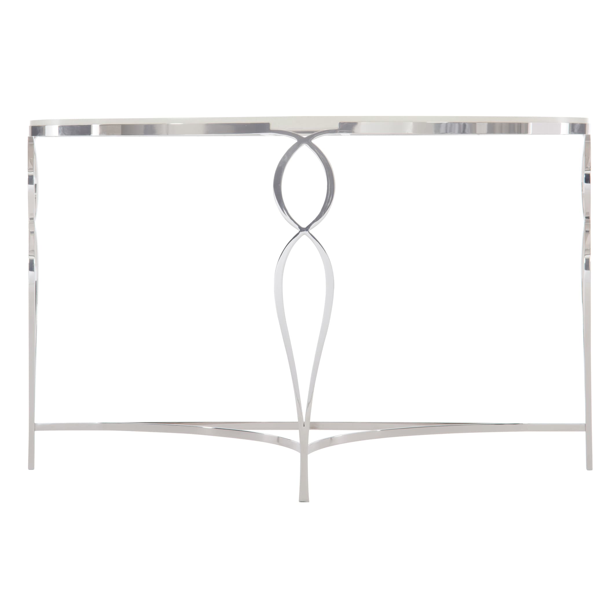 Консоль Bernhardt Calista Metal Demilune Console Table
