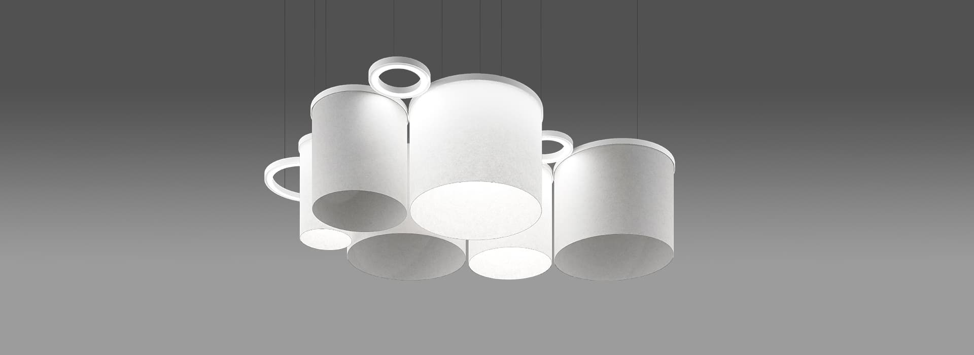 Подвесной светильник Artemide Ripple Cluster Light Engine + Light Diffuser Artemide