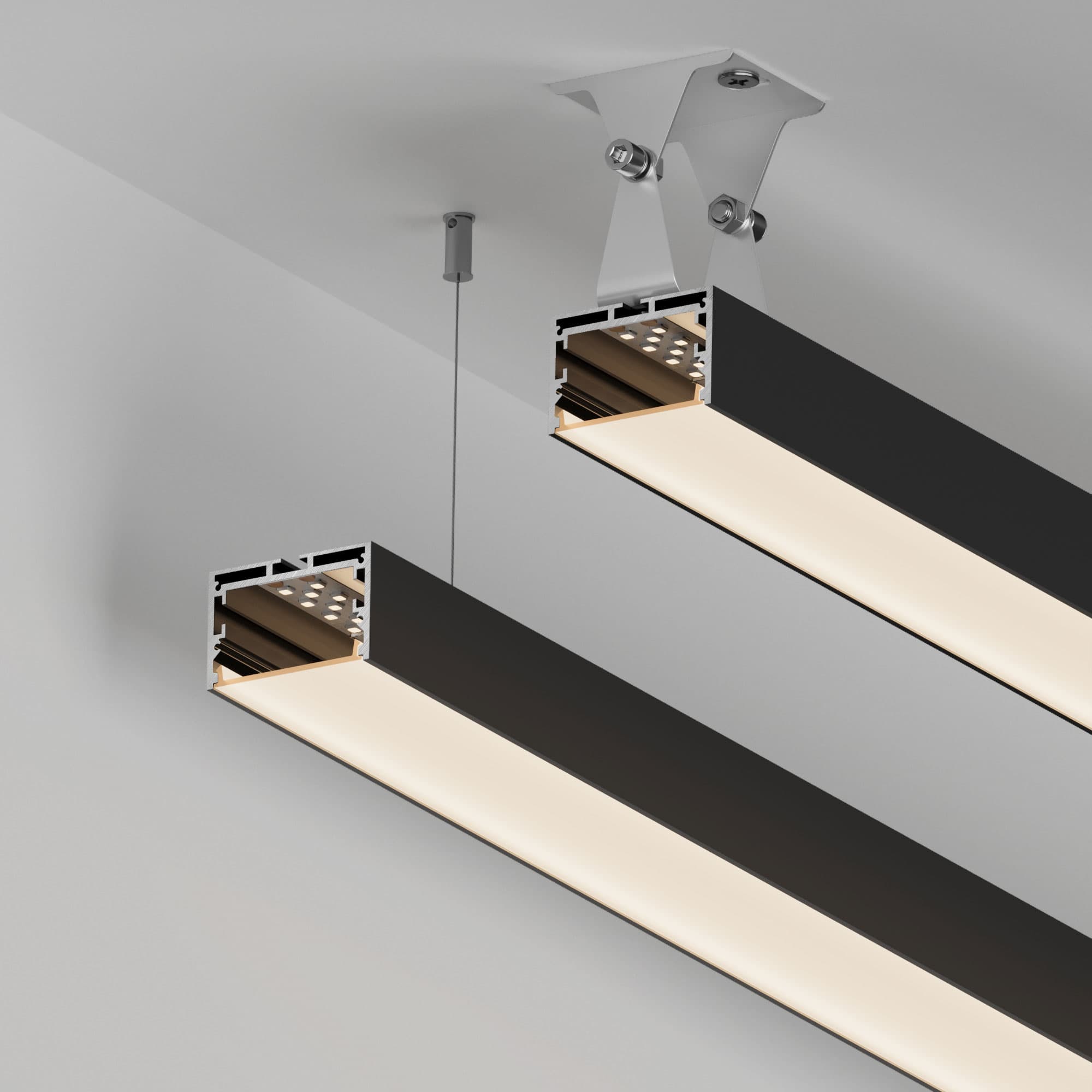 Профиль SL-LINE-4932-2000 BLACK (BY) (Arlight, Алюминий) 062589 Arlight — фото 4