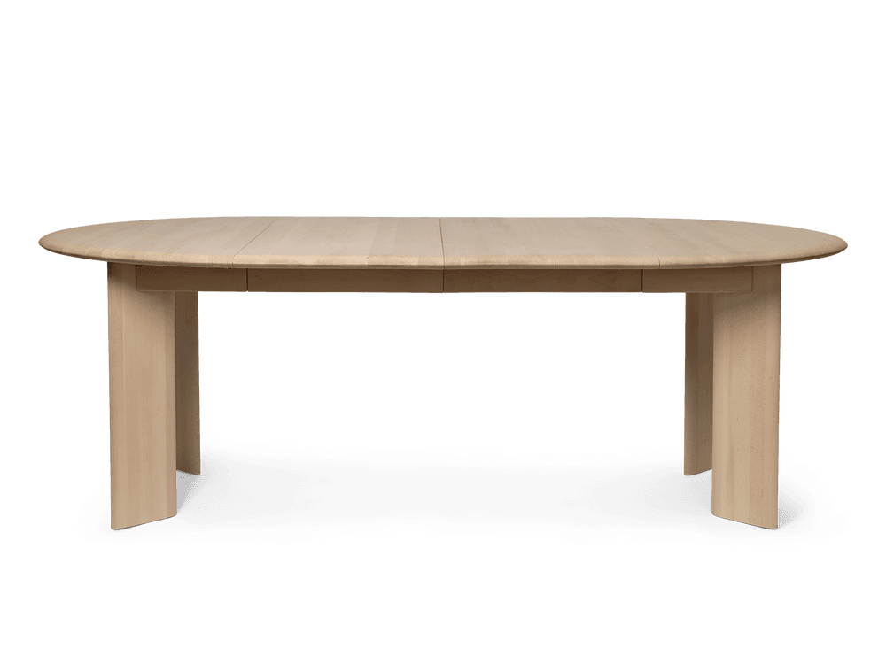 Ferm Living Bevel Table - Extendable x 2 - White Oiled Beech ferm LIVING — фото 4