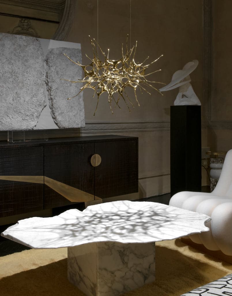 Terzani Dragon linear suspended sculpture | 10S Terzani