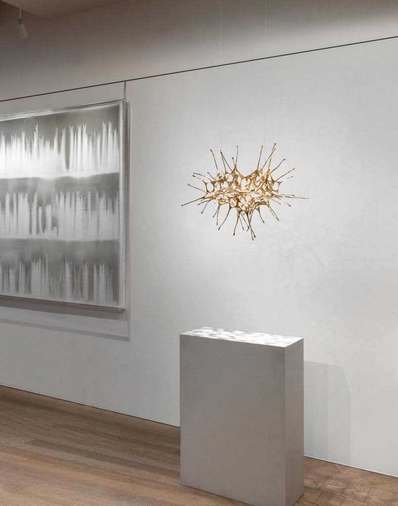 Terzani Dragon linear suspended sculpture | 10S Terzani