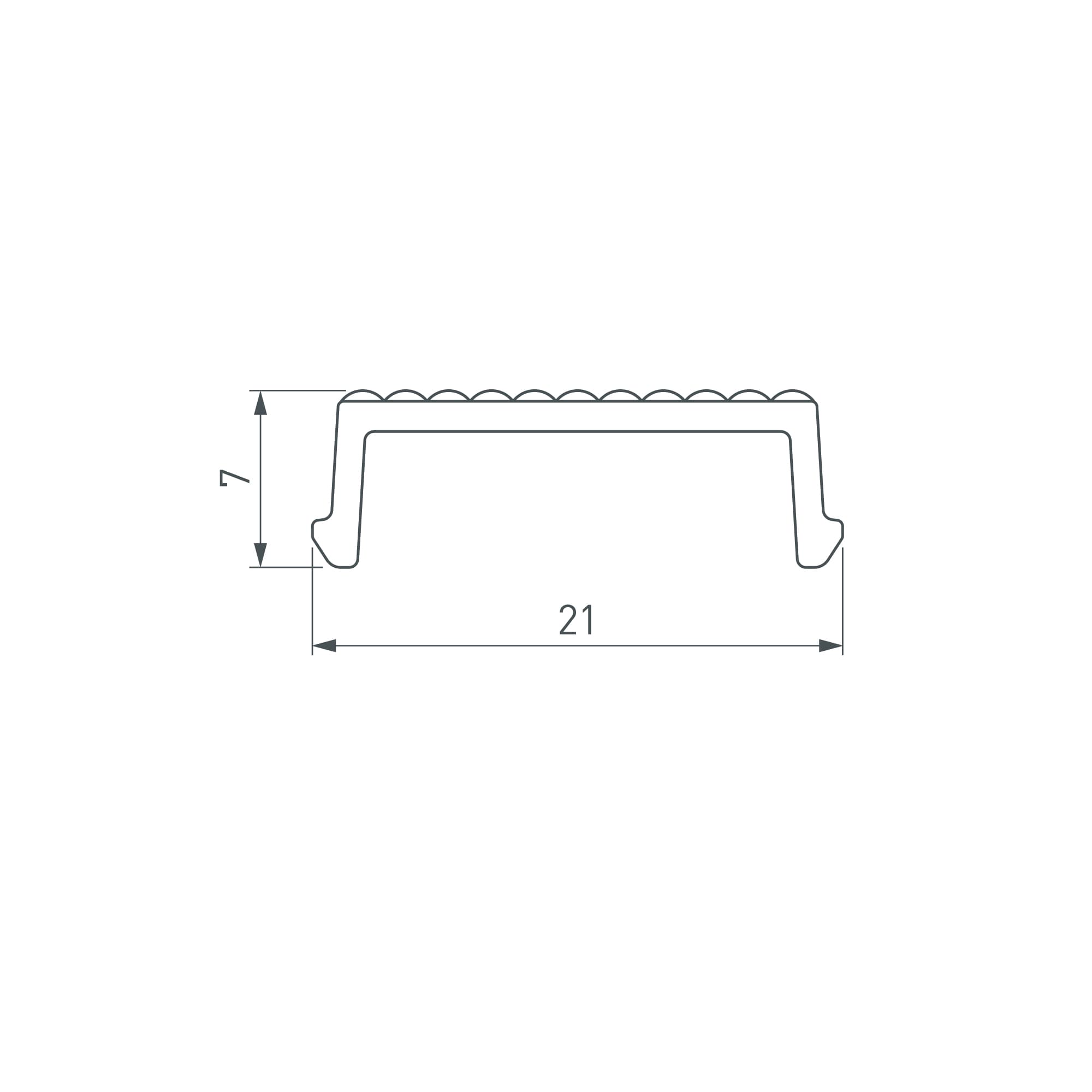 Экран призматический SL-LINE-W20-2500 (Arlight, Пластик) 033745 — фото 2