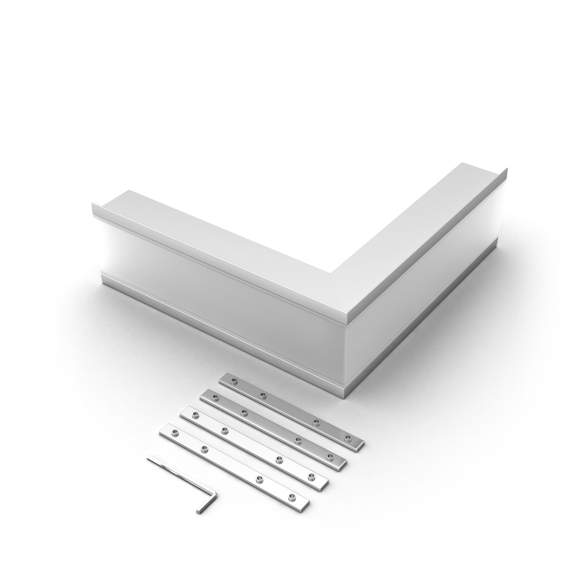 Угол SL-LINIA65-F внешний (Arlight, Металл) 030125 — фото 1