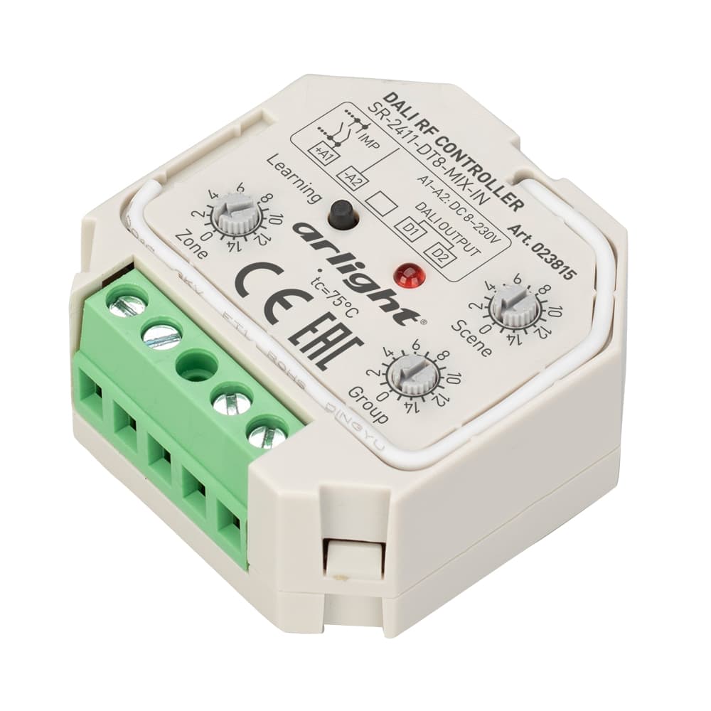 Конвертер SR-2411-DT8-MIX-IN (DALI, RF, PUSH) (Arlight, -) 023815 Arlight — фото 1